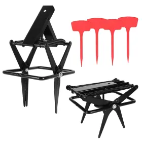 2PCS Easy Setup Mole Traps Outdoor Reusable Scissor Mole Gopher Rodent Control Trap Solid Metal Material For Lawn Garden Yard (Option: ProBlack)