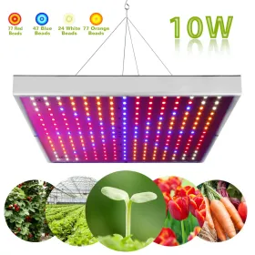 LED Grow Light Full Spectrum Hanging 225 LEDs Plant Grow Lamp Indoor Grow Light (Option: White)